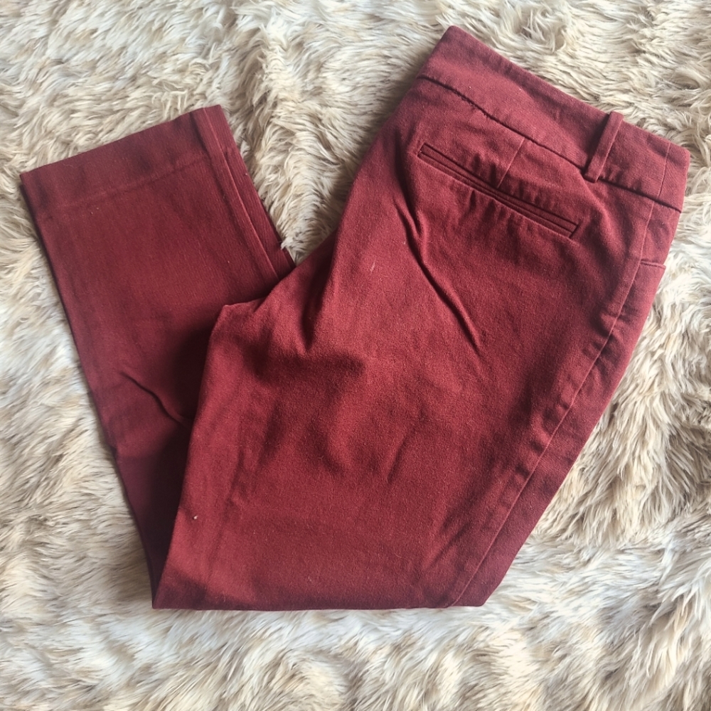 Maroon skiny pants